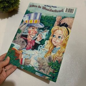 Vintage 1996 Alice in Wonderland 12 Piece Cardboard‎ Jigsaw Puzzle